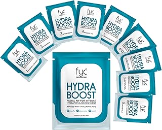 FYC PROFESSIONAL HydraBoost Facial Kit, 8 Step Treatment with Hyaluronic Acid, 185g
