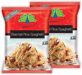 Peacock Basmati Rice Spaghetti, 200gm each (Pack of 2)
