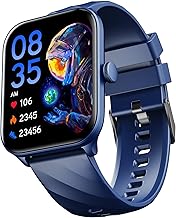 CELLECOR M5 Plus 2.01" IPS HD Display | 700 NITS | BT-Calling | AOD | IP67 | BT v5.4| Smartwatch - Blue