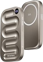 DailyObjects Loop Qi2 Certified Mag-Safe Compatible Aluminium Wireless Power Bank|5000 Mah|Fast Charging 20W|Compatible with Samsung/OnePlus/iPhone 12