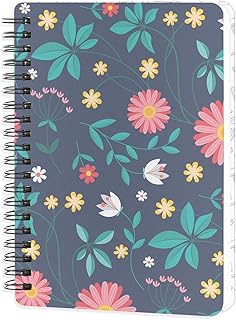 A5 Wiro Bound Hard Cover Notebook Diary For Girls and Women | 192 Ruled Undated Pages, 80 GSM Paper | Spiral Notebook For Office, College & Daily Note