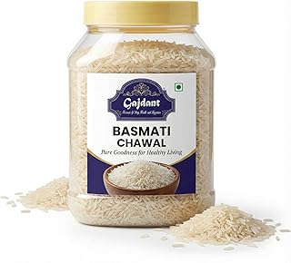 Basmati Rice 800g | Extra Long Grain Aromatic White Rice for Authentic Hyderabadi Biryani and Pulao | Traditional Indian Rice for Daily Cooking