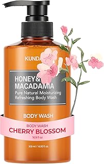 KUNDAL Nature Honey & Macadamia Natural Moisturizing Body Wash Deep Nourishment, Natural Extracts Blend, 10,000 ppm Honey, Safe for All Ages, Soft & S