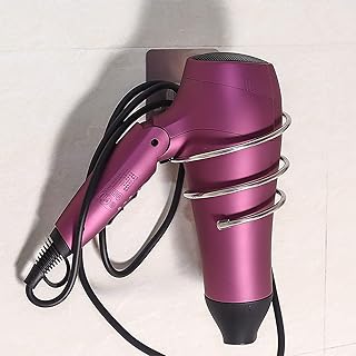 HOKIPO® Magic Sticker Series SS Compact Hair Dryer Holder (Model - NWAR3177)