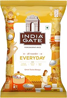 India Gate Everyday Raw and Aged Basmati Rice 1Kg