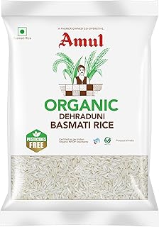 Amul Org Dehraduni Basmati Rice Bag, 1kg