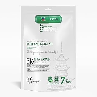 Brownsugar Korean Glass Shine Facial Kit infused with Gluta-cinamide & Rice Oil for Glass Shine Skin (Korean)