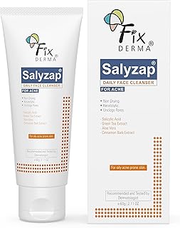Fixderma 2% Salicylic Acid Face Wash for Oily Skin | Sulphate Free | Face Cleanser for Acne or Pimples | Acne Clearing Face Wash for Men & Women - 60