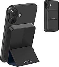URBN 10000 Mah Stand Magsafe Power Bank with Stand | 15W Fast Wireless Charging |Strong Magnetic Hold | USB Type-C Input/Output | Pass Through Chargin
