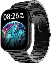 Noise ColorFit Ultra 3 Bluetooth Calling Smart Watch with Biggest 1.96" AMOLED Display, Premium Metallic Build, Functional Crown, Gesture Control with