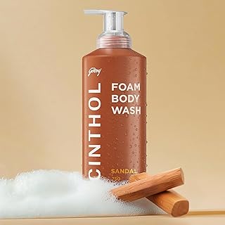 Cinthol Sandal Foam Body Wash (750ml) | Unique Foam Formula for Moisturized & Irresistibly Soft Skin | Suitable for All Skin Types