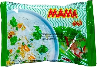 MAMA Gluten Free Vegetarian Rice Vermicelli Clear Soup 55g Pack of 10