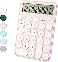 VEWINGL Standard Calculator, 12 Digit Large Display Desktop Calculator with Big Buttons for Office, School, Home & Business