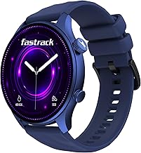 Fastrack Vivid Pro Smart Watch|1.43" AMOLED Display with 466 x 466 Pixel Resolution | Functional Crown| SingleSync BT Calling|100+ Sports Modes & Watc