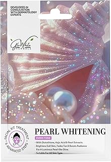 Pearl Whitening Facial Kit – 6 Step Professional Salon Facial | With Glutathione, Kojic Acid & Pearl Extract | Brightening & Tan Removal Facial | Sing