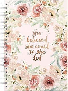LAURET BLANC Spiral Notebook Journal Unruled- A5 Size, 160 Plain pages, 90 GSM Natural Shade, Softcover (Style 8)…