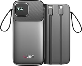 Ubon 10000mAh Powerbank (PB-X120) | 30W QC PD Fast Charging | Smart IC Protection | Compact & Durable Portable Charger for Smartphones, Tablets & Gadg