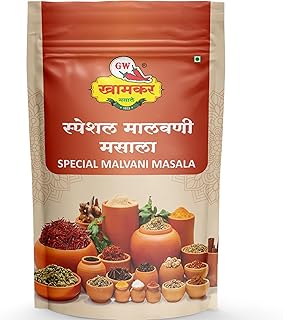 GW Khamkar Special Malvani Masala, Spices, Taste of 90 Years’ Experience, 28 Handpicked Ingredients, Coastal Age-Old Recipe, Zip Lock & Re-usable Pack