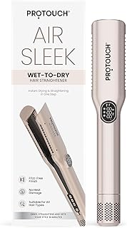 PROTOUCH AIR SLEEK WET-TO-DRY Hair Straightener, Instant Drying, Smooth Styling | Zero Heat Damage | Premium Hair Styling Device