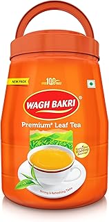 Wagh Bakri Premium Leaf Tea Jar, 1Kg, Black Tea, Black Tea
