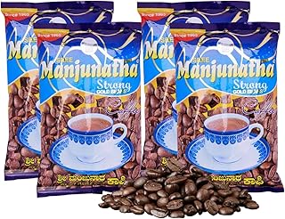 Sree Manjunatha Since 1965 South Indian Special Filter Coffee Powder, 1kg | Traditional Dark Roast | Freshly Roasted Grounded Coffee | Coffee 60% & ch
