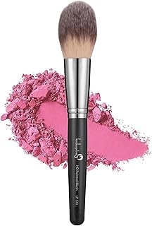 London Prime HD Pointed Blush Brush – Fluffy, Vegan Brush for Setting Powder, Bronzer, Blush & Contour Application, Seamless Blending, Soft Bristles,