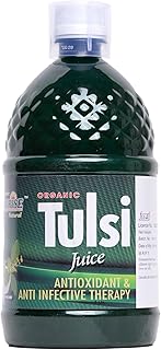 SUNRISE Natural Tulsi Juice 1000 Ml, Natural Handpicked Fresh Tulsi Juice, Boost Immunity and Digestion