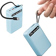 Lifelong Electronics 20000mAh Power Bank | Fast Charging Power Bank | in-Built 35 W Type-C Cable/USB-C | USB-A (30 W) Output | PD 3.0 Support | LED Di