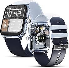 Fire-Boltt Ninja Phantom Smart Watch 1.83” Display, Transparent Clear Body Design, Bluetooth Calling, 120+ Sports Modes, Voice Assistant, AI Outfit Wa