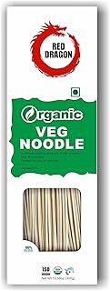Red Dragon Chinese Veg Hakka Noodles Fresh And Delicious Organic Tasty Cuisine 300G (Pack Of 1) |No Preservatives, Low Carb, 300 grams