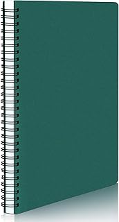 EUSOAR Hardcover Spiral Lined Subject Notebook, A5 160 Pages 1pcs 5.5"X8.3" College Ruled Travel Writing Notebooks Journal, Memo Notepad Sketchbook, S