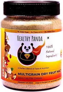 Sugar free - (1KG) Organic Sprouted Multigrain Dry fruit Nutrition drink mix-Health Mix - Organic Sattu Mavu - Sprouted Cereal Mix - Multi cereal Heal