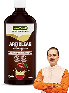 Jeena Sikho Articlean Vinegar Organic Apple Cider With The Mother | Helps With Weight Loss, Gut Health, Immunity & Detox | Raw Apple Vinegar for Welln
