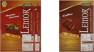 Lemor Gold Masala Flavour Instant Tea Premix 2 kg |Instant Coffee premix 1kg|premix Coffee and Tea for Vending Machine |Ready to drink tea