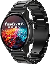 Fastrack Astor FR2 Pro 1.43" AMOLED Stainless Steel Smart Watch with SpO2, Heart Rate, BT Calling, Adaptive AOD, Functional Crown, AI Voice Assistant