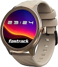 Fastrack FR2 Smart Watch, 1.38" UltraVU HD Display, Blazing Fast UI, Working Crown, AI Voice Assistant, IP68 Water & Dust Resistant, Health Suite, BT
