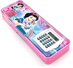 Eclet Multipurpose Magnetic Pencil Box with Calculator and Dual Sharpener for Girls & Boys for Schooltorage Products > Pencil Cases