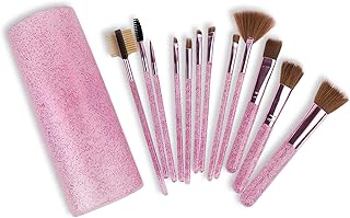 12Pcs Professional Makeup Brush Set - Complete Face & Eye Kit, Foundation Brushes for Women, Makeup Brush Kit Set for Flawless Application