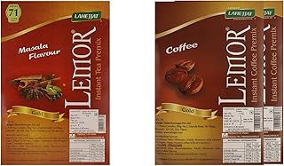 Lemor Gold Masala Flavour Instant Tea Premix 1 kg |Instant Coffee premix 2kg|premix Coffee and Tea for Vending Machine |Ready to drink tea
