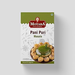 Motaba Pani Puri Masala, Chatpata Masala | Ready to Use | Golgappa |Fuchka |Pochka |Panipuri Masala Powder | Tangy and Flavorful Spice Mix -(100Grams)