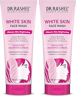 DR.RASHEL White Skin Face wash Natural Extracts White Skin Facewash | Deep cleansing and skin brightening for oily and dry skin 100ml Each | Pack of 2