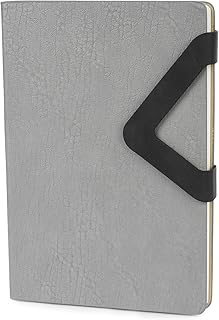 DIARO A5 Size Notebook - Hardcover Journal with Unique Magnetic Closure Design and Ribbon Bookmark - 224 Single Ruled Pages