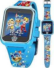 Accutime Paw Patrol Smart Watch with Camera for Kids and Toddlers - Interactive Smartwatch for Boys & Girls Featuring Games, Voice Recorder, Calculato