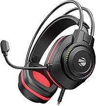 Zebronics Premium Wired USB Gaming Headphone, Simulated 7.1 Surround Sound, 40mm Neodymium Drivers, Windows Software, EQ, Flexible Mic, Multicolor, 2m