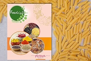 FOODVISTAA Penne Pasta/ Penne rigate Pasta/ Regina lisce-400gm.