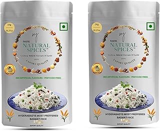 MJ TASTE NATURAL Basmati Rice Most Preferred Hyderabad Biryani Rice | Long Grain | Aromatic and Flavorful | Perfect for Biryani | 2kg