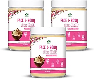 Havintha Natural Face and Body Ubtan Powder for Dry Skin Types | Body Cleanser, Removes Tan, Smooth & Soft Skin, Nourishes, Tones, Reduces Acne Face W