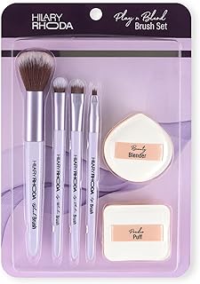 Hilary Rhoda Play n Blend Brush Set | Makeup Brushes For Foundation, Cream, Liquid & Powder Formulation