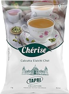 Cherise Tapri Premium Calcutta Elaichi Chai, Instant Tea Premix (1 Kg Pouch)