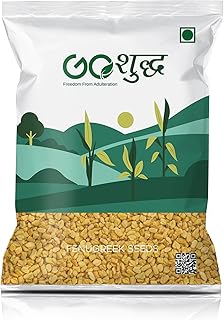 GoShudh Dana Methi (Fenugreek Seeds)|1 Kg Packing| Methi Dana| for Weight Loss & Blood Sugar Level| Boosting Metabolism & Immunity| Indian Spices & Ma